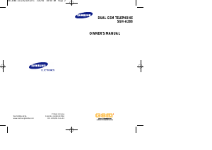 Bruksanvisning Samsung SGH-A288 Mobiltelefon