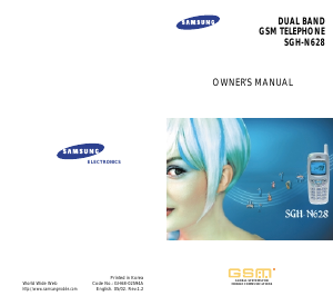 Bruksanvisning Samsung SGH-N628KA Mobiltelefon