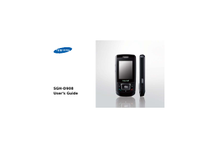 Bruksanvisning Samsung SGH-D908 Mobiltelefon
