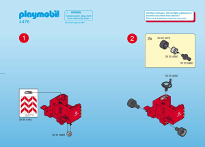 Manuale Playmobil set 4476 Harbour Mini carrello elevatore