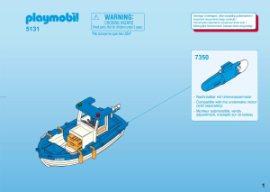Manuale Playmobil set 5131 Harbour Peschereccio