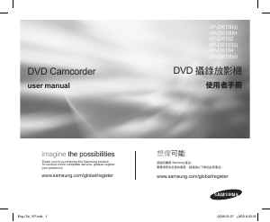 Handleiding Samsung VP-DX100i Camcorder