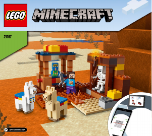 Manuale Lego set 21167 Minecraft Il Trading Post