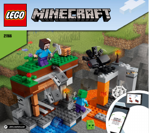 Bedienungsanleitung Lego set 21166 Minecraft Die verlassene Mine
