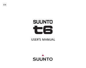 Bruksanvisning Suunto T6 Sportklocka