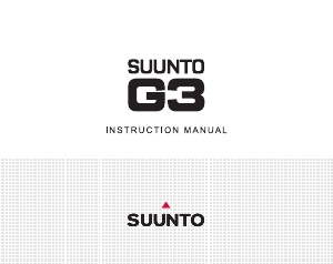 Handleiding Suunto G3 Sporthorloge