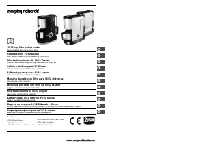 Manual de uso Morphy Richards 47062 Máquina de café