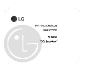 Instrukcja LG AF998NY Rejestrator wideo