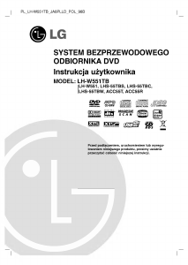 Instrukcja LG LH-W551TB Zestaw kina domowego