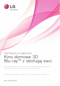 Instrukcja LG HX806PG Zestaw kina domowego