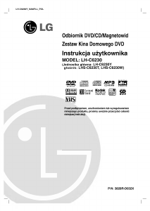 Instrukcja LG LH-C6230Y Zestaw kina domowego