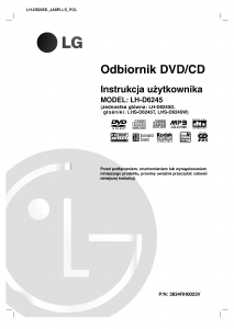 Instrukcja LG LH-D6245D Zestaw kina domowego