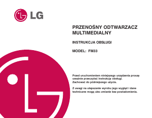 Instrukcja LG MF-FM33S2K Odtwarzacz Mp3