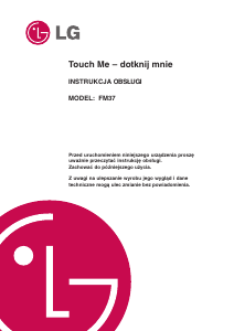 Instrukcja LG MF-FM37S4K Odtwarzacz Mp3