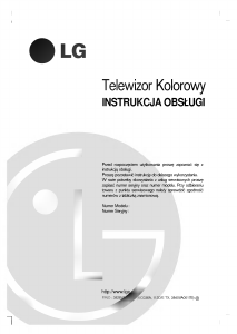 Instrukcja LG RE-29FA34RB Telewizor