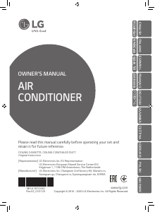 Handleiding LG MT11R Airconditioner