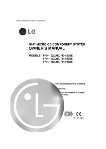 Handleiding LG FFH-1920AD Stereoset