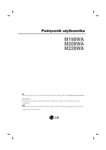 Instrukcja LG M228WA-BZ Monitor LCD