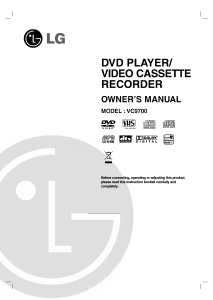 Manual LG V9742QP2M DVD-Video Combination
