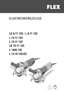 Bruksanvisning Flex L 13-10 125-EC Vinkelslip