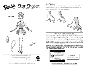 Handleiding Mattel 53376 Barbie Star Skater