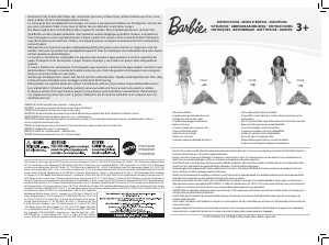 Handleiding Mattel V7048 Barbie Sparkle Lights Mermaid