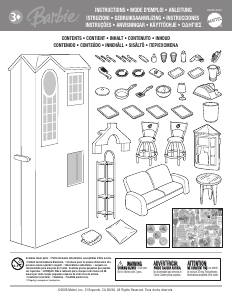 Manual de uso Mattel K6290 Barbie Townhouse