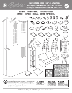 Handleiding Mattel K6290 Barbie Townhouse