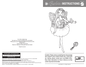 Handleiding Mattel L8586 Barbie Mariposa Willa