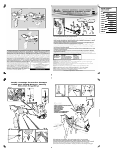 Handleiding Mattel Y6382 Barbie Mariposa Pegasus and Flying Chariot