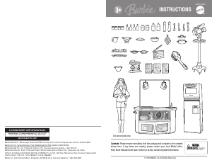 Handleiding Mattel N0301 Barbie I Can Be… TV Chef