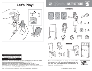 Handleiding Mattel N1732 Barbie I Can Be… Teacher