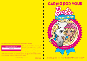 Bruksanvisning Mattel FDB40 Barbie Dream Horse