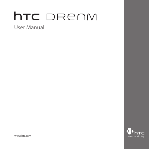 Bruksanvisning HTC Dream Mobiltelefon