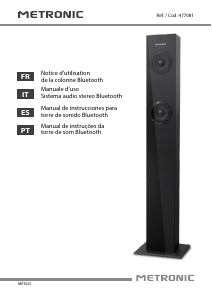 Manuale Metronic 477081 Altoparlante