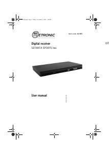 Handleiding Metronic 441805 Setanta Sports Box Digitale ontvanger