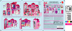 Bruksanvisning Mattel DGC56 Barbie Malibu House