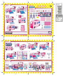 Manual de uso Mattel FBR34 Barbie Dream Camper