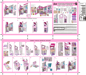 Bruksanvisning Mattel FXG57 Barbie Malibu House