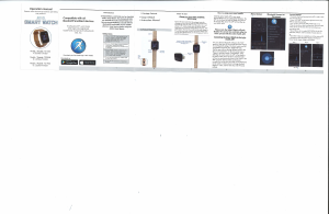 Bruksanvisning Justice 731023 Smart klocka