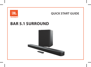 사용 설명서 JBL Bar 5.1 Surround 스피커