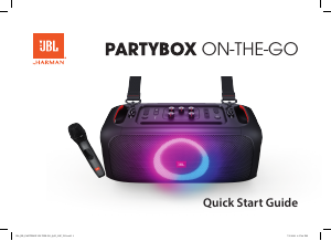 사용 설명서 JBL PartyBox On-The-Go 스피커