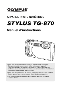 Mode d’emploi Olympus Stylus TG-870 Appareil photo numérique