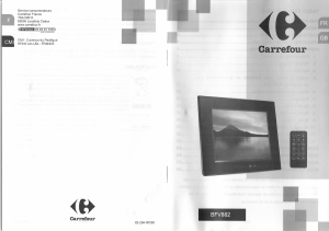 Mode d’emploi Carrefour Home BFV882 Cadre photo numérique