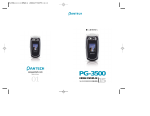Mode d’emploi Pantech PG-3500 Téléphone portable