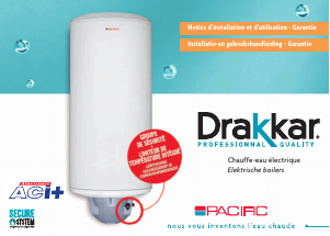 Mode d’emploi Pacific Drakkar 150L Chaudière
