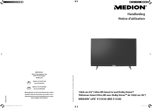Mode d’emploi Medion LIFE X15530 (MD 31330) Téléviseur LED