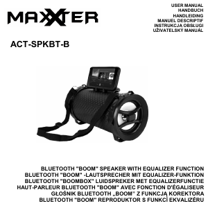 Mode d’emploi Maxxter ACT-SPKBT-B Haut-parleur