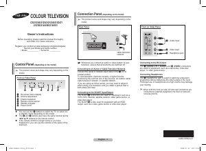 Bruksanvisning Samsung CS-21Z50Z3Q TV