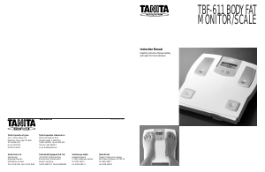 Bruksanvisning Tanita TBF611 Våg